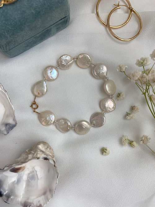 Coin Pearl Bracelet